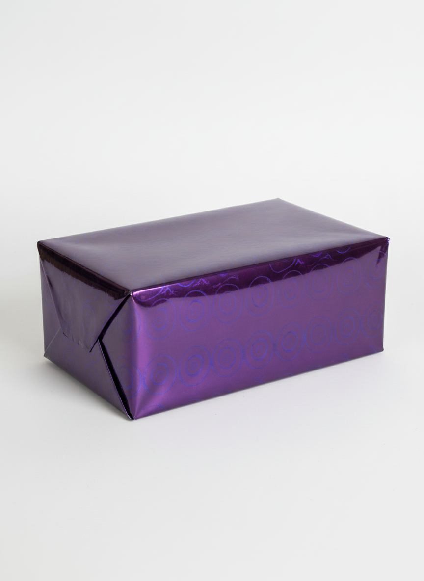 Hartie de impachetat mov 300x70 cm