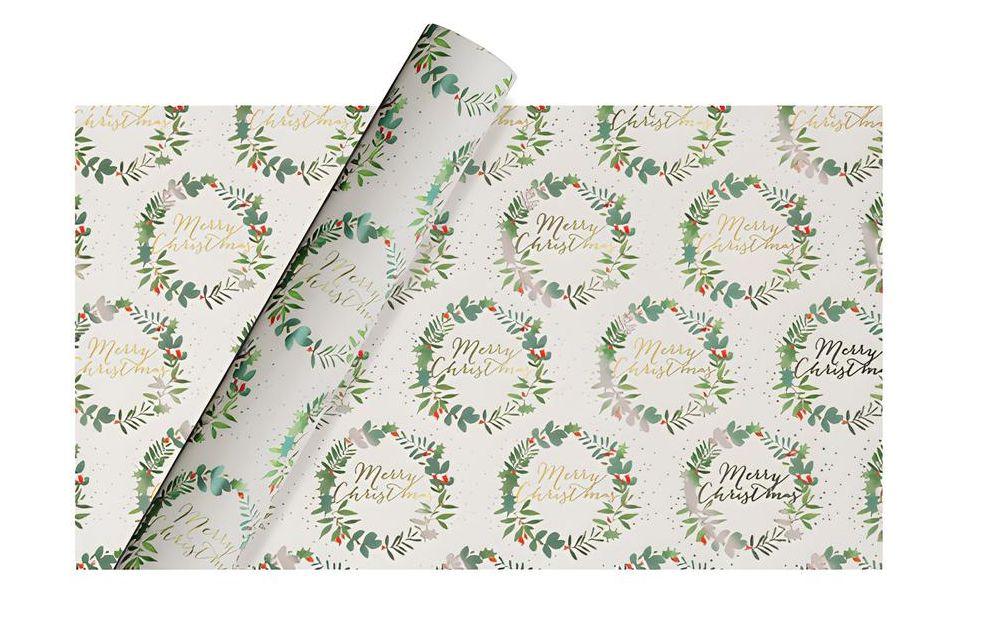 Hartie de impachetat model Tom Smith Merry Christmas 4 m - Nitzi.ro