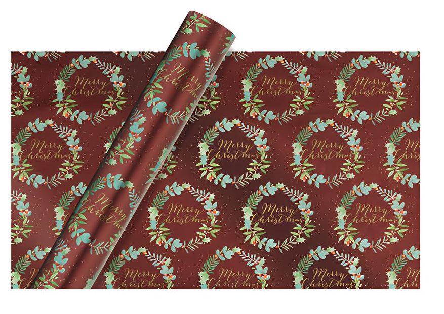 Hartie de impachetat model Tom Smith Merry Christmas 4 m - Nitzi.ro