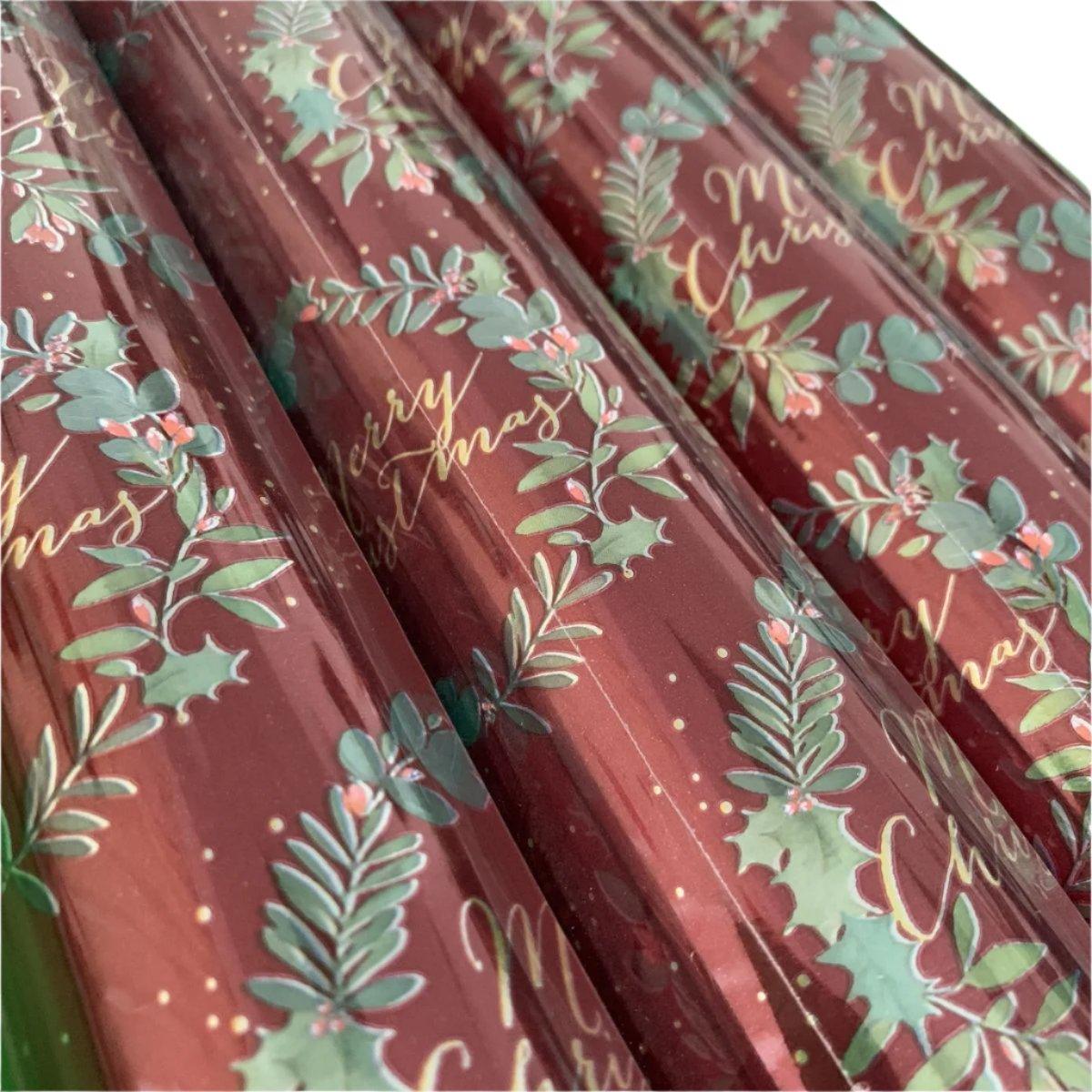 Hartie de impachetat model Tom Smith Merry Christmas 4 m - Nitzi.ro