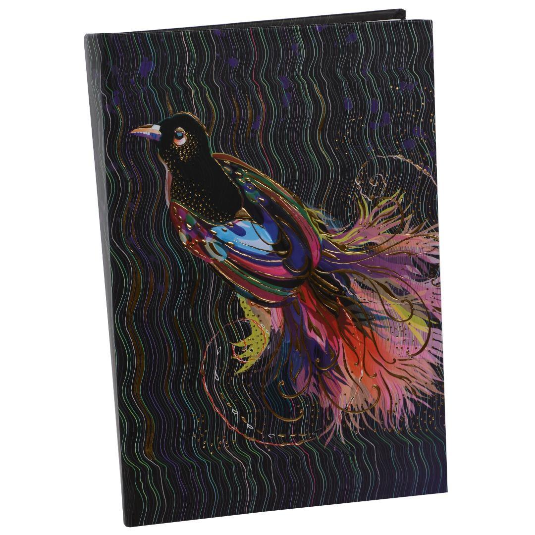 Agenda Goldbuch A5 cu folie aurie Pasarea floare - Nitzi.ro
