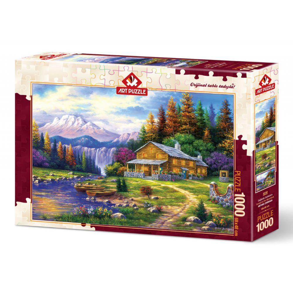 Puzzle 1000 piese Sunset On The MountainsArturo Zarraga - Nitzi.ro