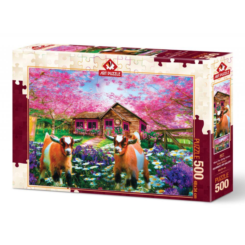 Puzzle 500 piese When The Spring ComesCelebrate Life Gallery - Nitzi.ro