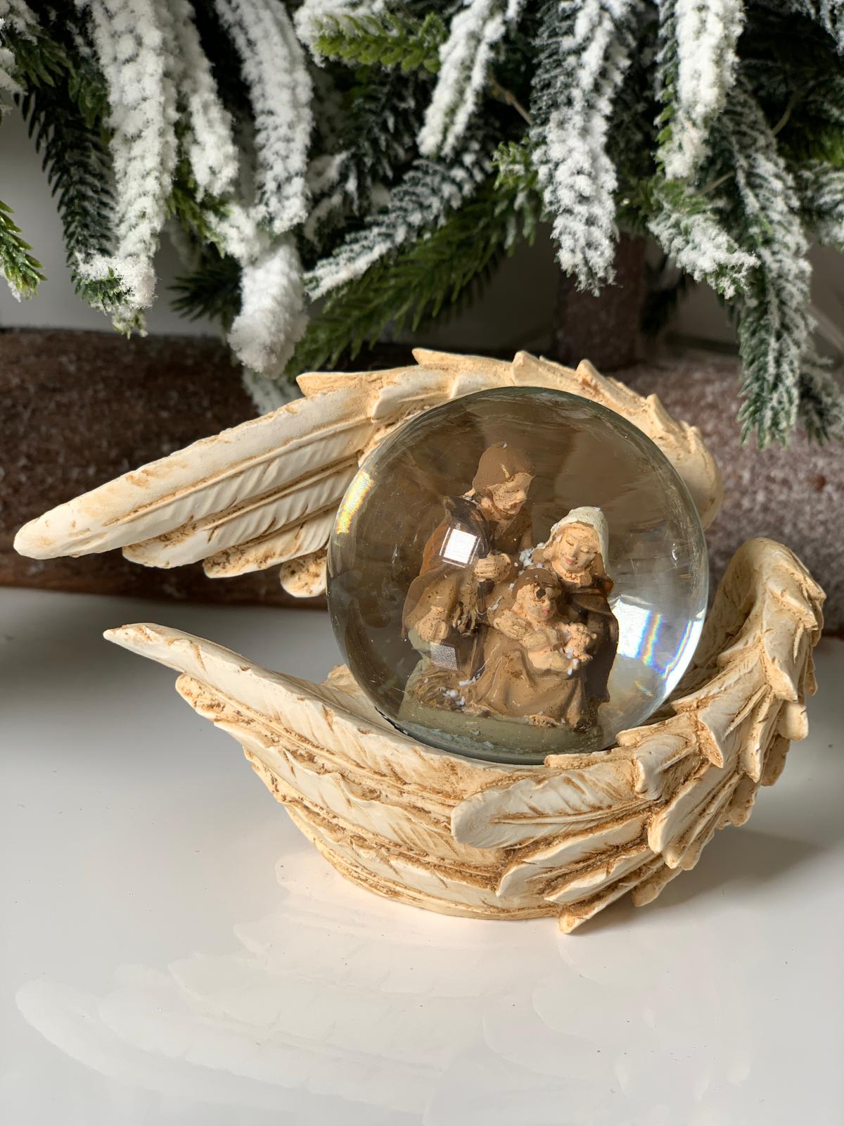 Glob decorativ Nasterea Domnului Iisus 10 cm