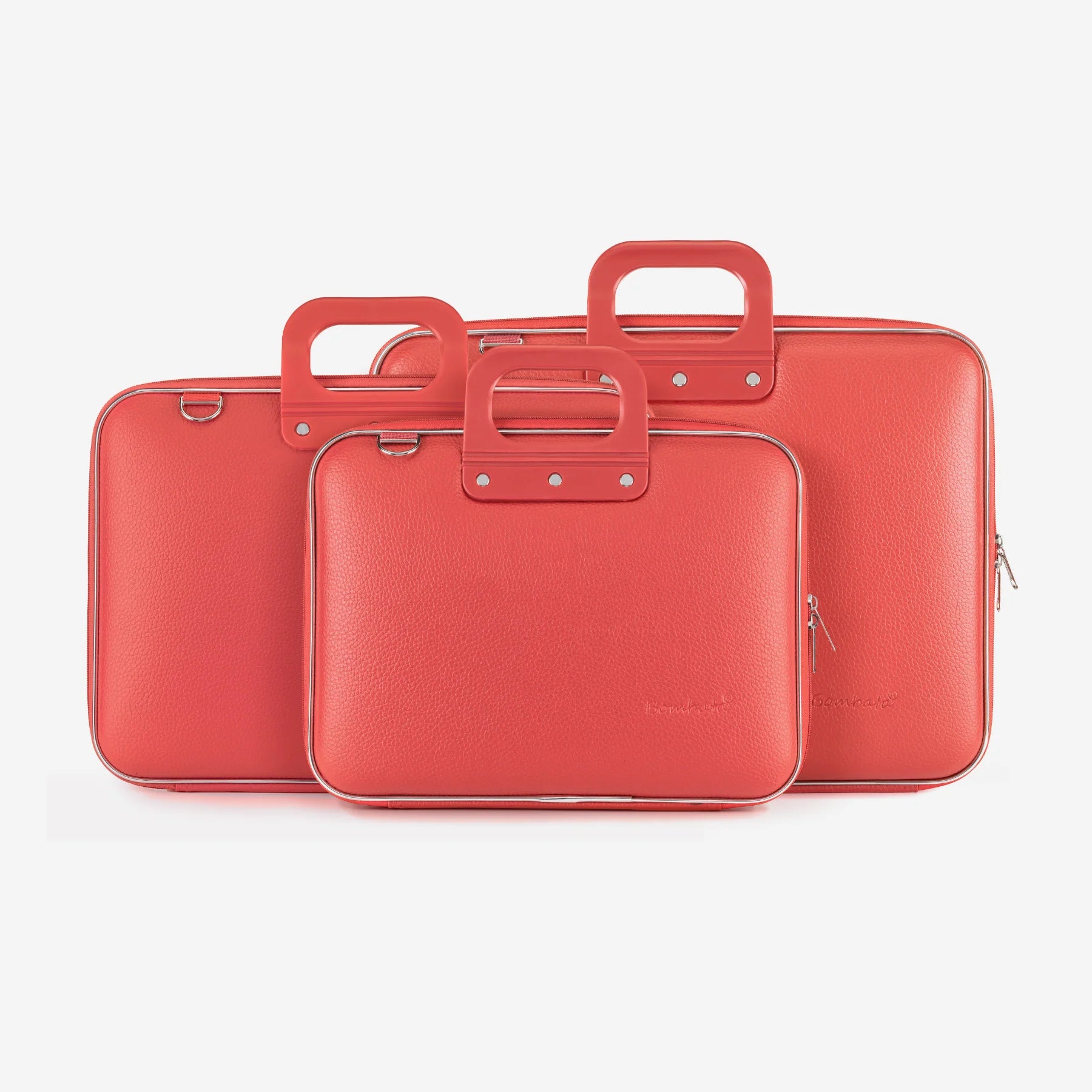 Geanta lux business laptop 13 Bombata Medio Classic-Coral