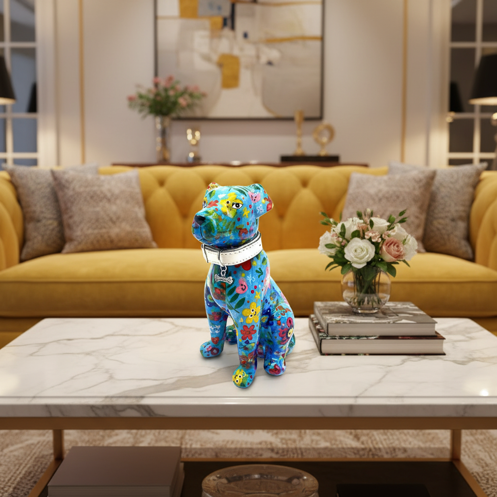 Decoratiune ceramica Caine Mylo h21.5 cm