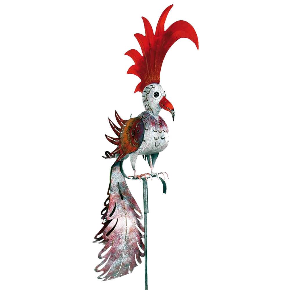 Decoratiune gradina Pasare exotica cu tija 168 cm - Nitzi.ro