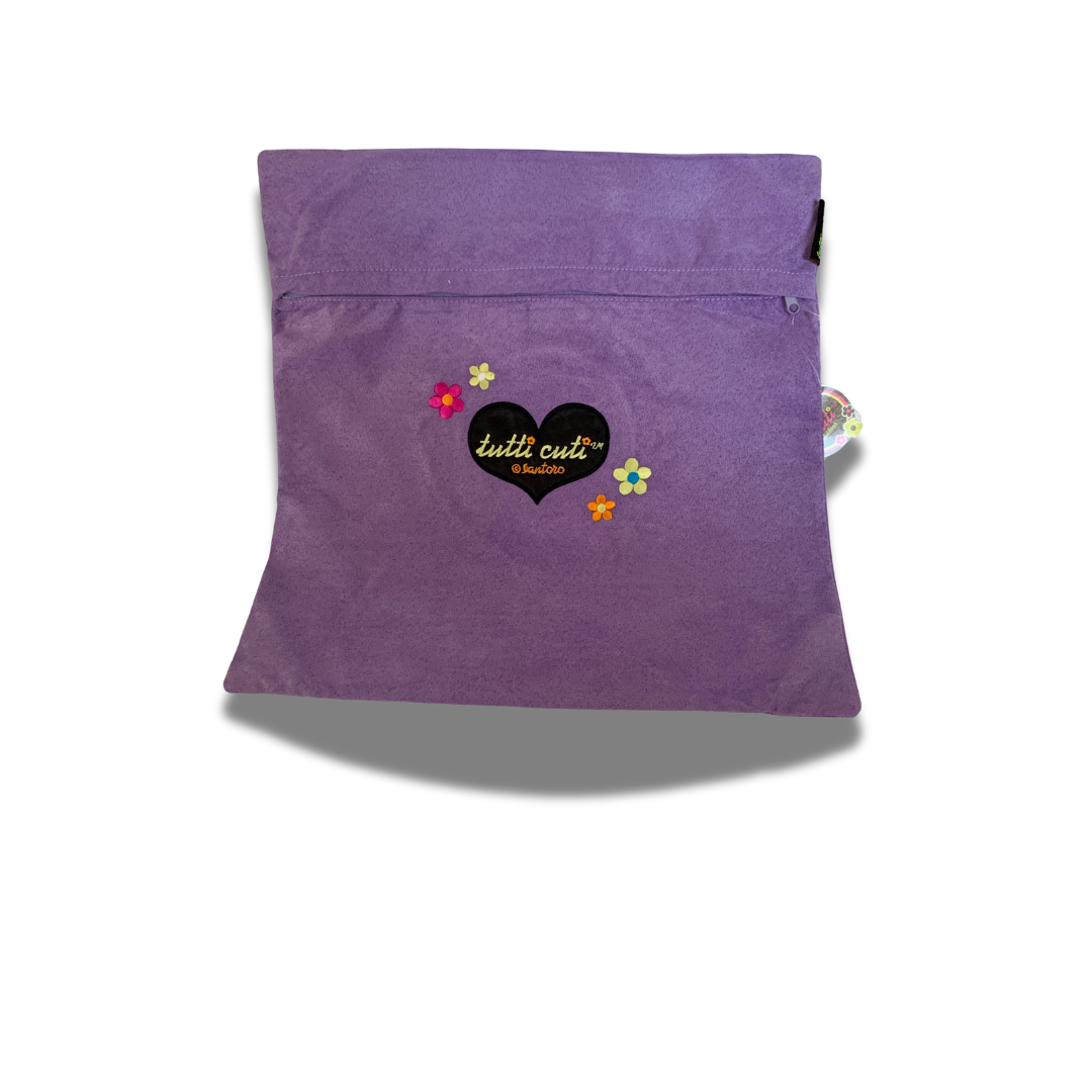 Fata de Perna Tutti Cuti din catifea violet