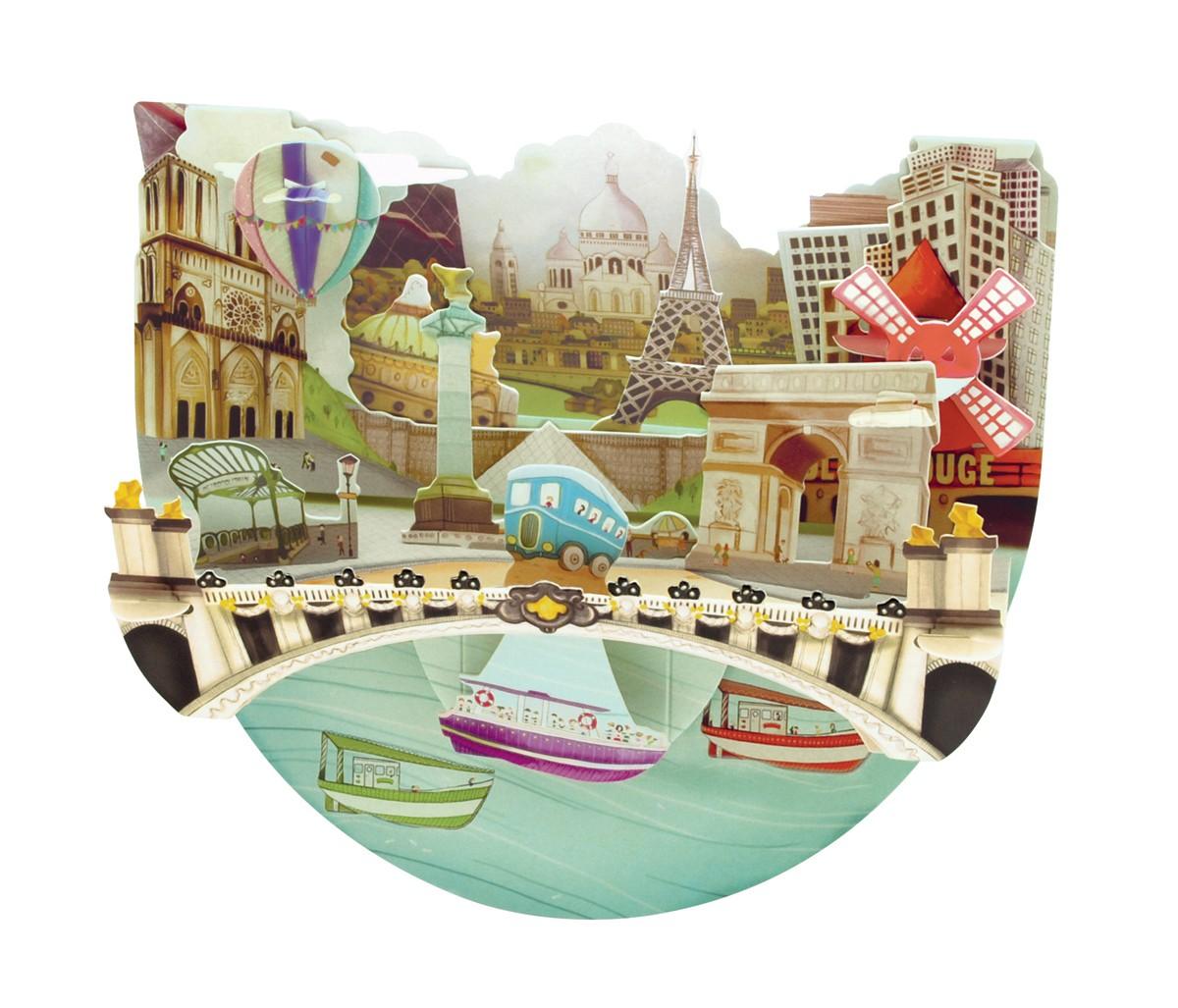 Felicitare 3D Paris - Nitzi.ro