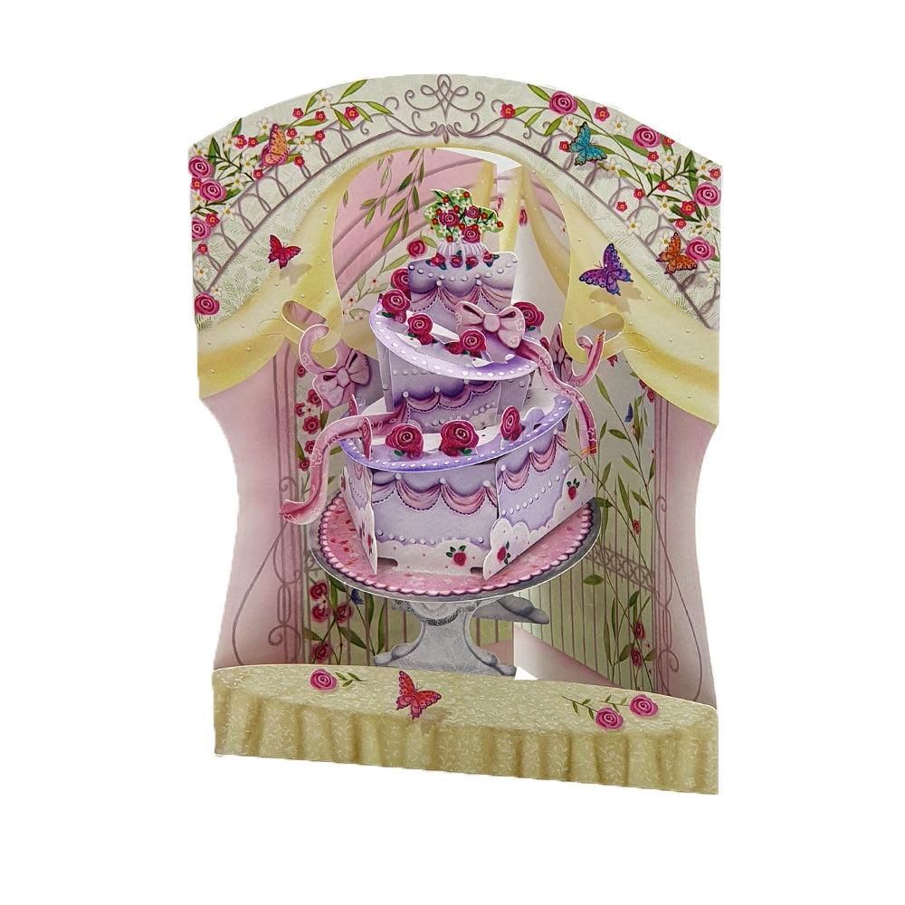 Felicitare 3D Tort aniversar - Nitzi.ro