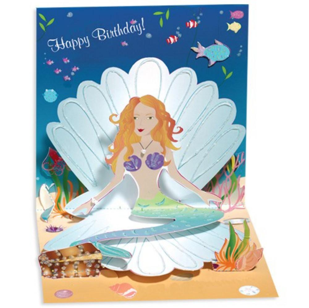Felicitare 3D Sirena - Nitzi.ro