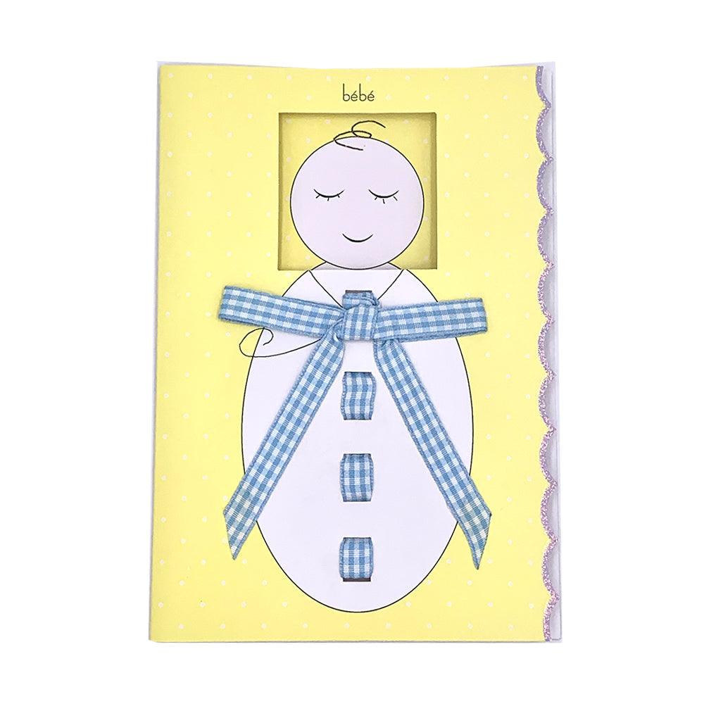 Felicitare 3D botez Bebe baietel - Nitzi.ro