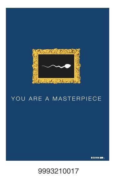 Felicitare You are a masterpiece - Nitzi.ro