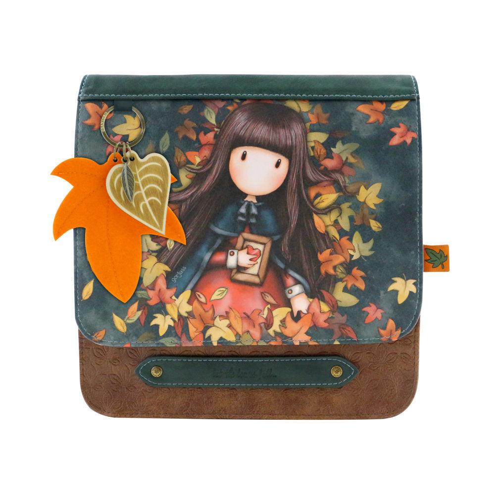 Geanta fashion Gorjuss Autumn Leaves cu clapeta - Nitzi.ro