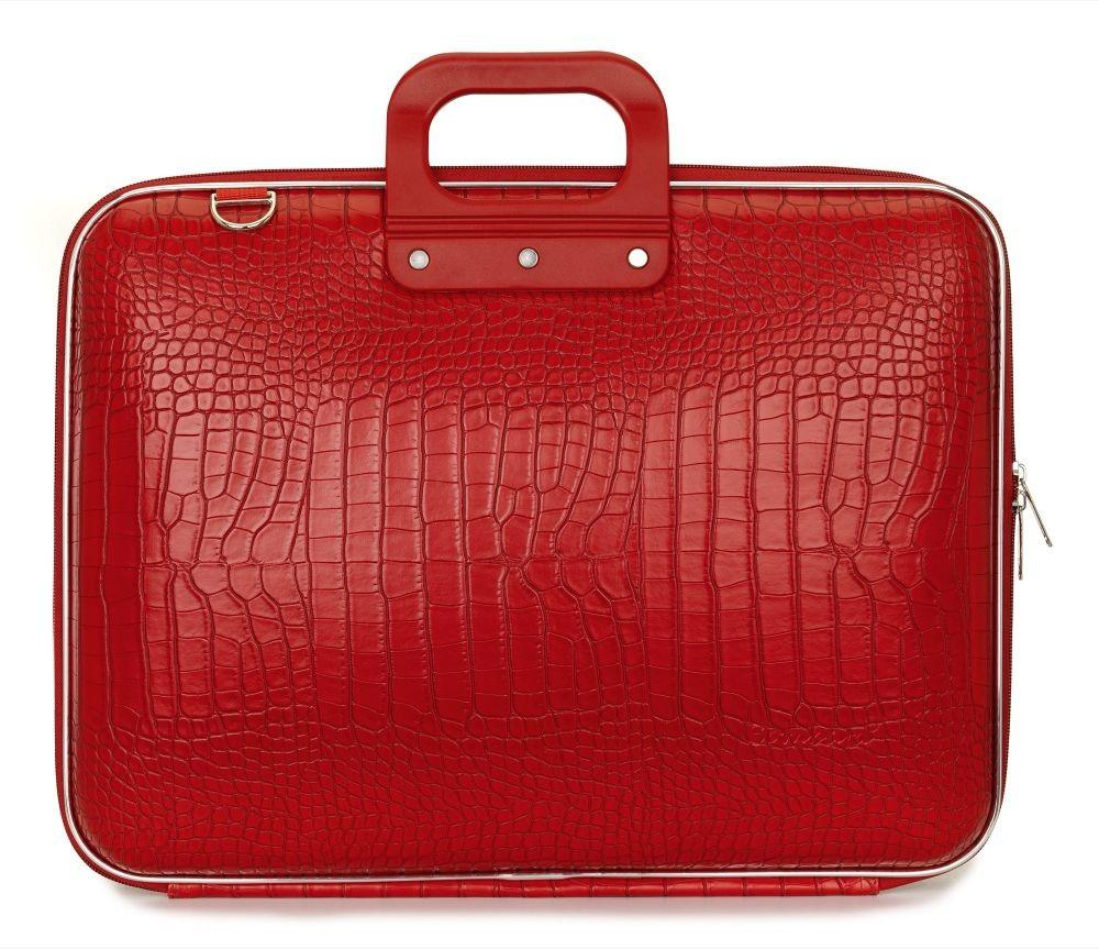 Geanta laptop 17 in Cocco rosu aprins - Nitzi.ro