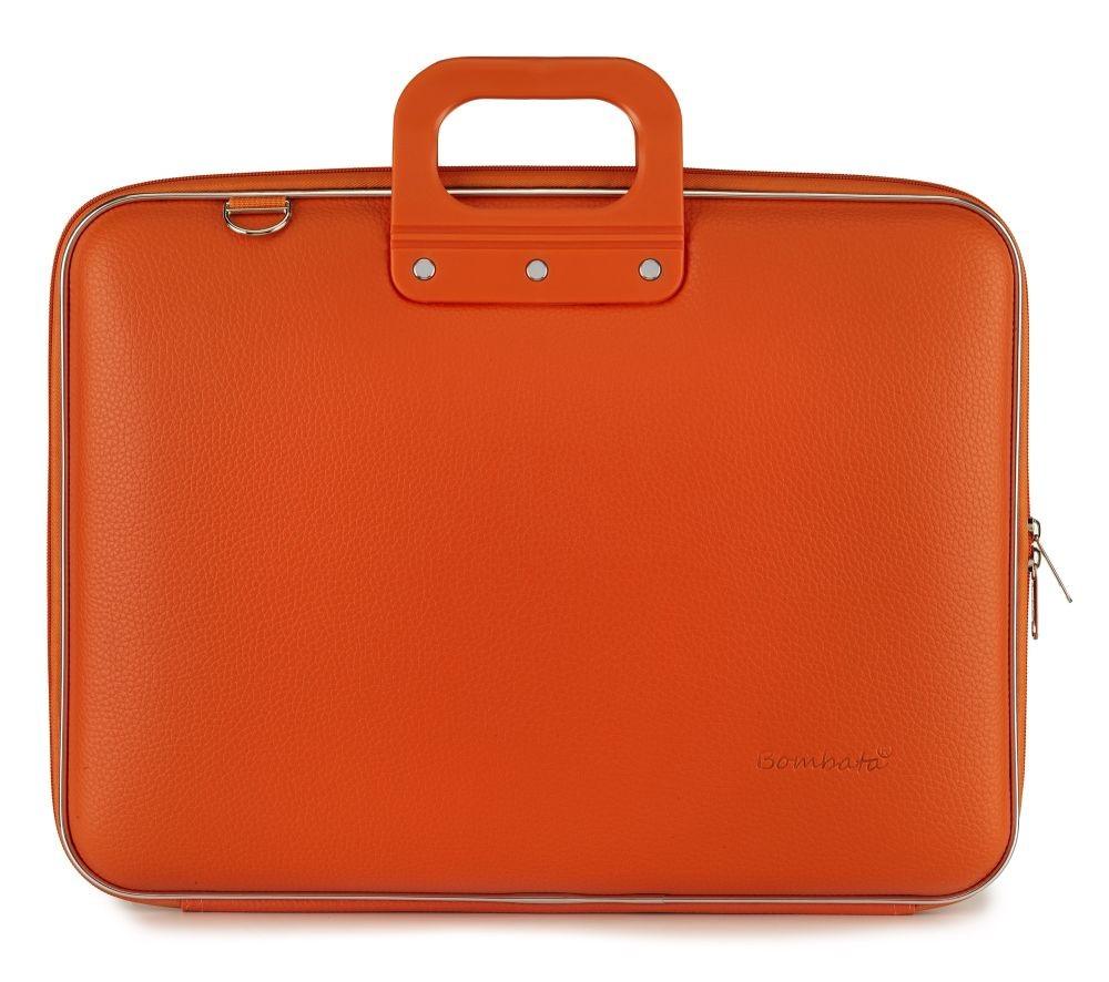 Geanta laptop 17 in Maxi portocalie - Nitzi.ro