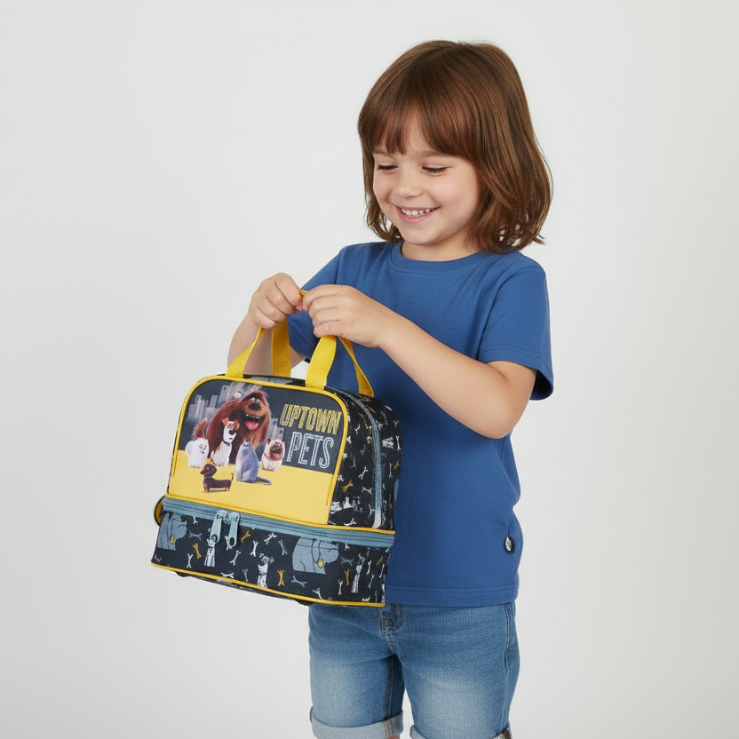 geanta de pranz pentru copii cu the secret life of pets
