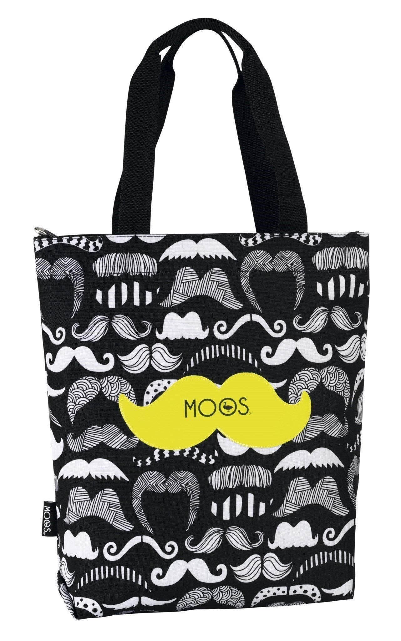 Geanta shopping Moos Moustache - Nitzi.ro