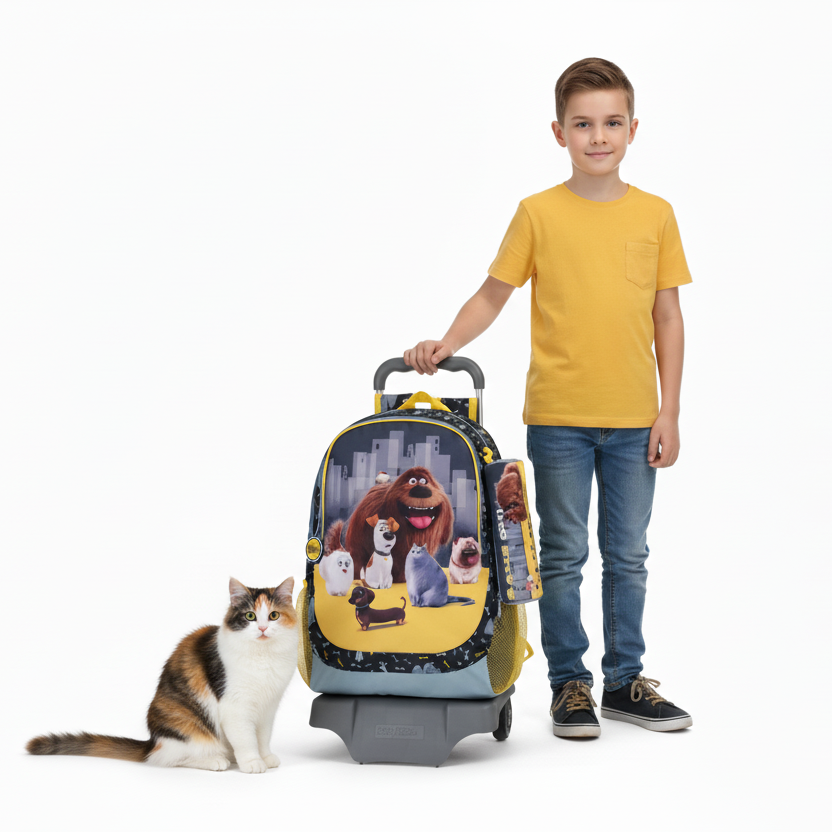 pentru iubitorii de animale un troler pentru vacante dar si pentru scoala cu the secret life of pets