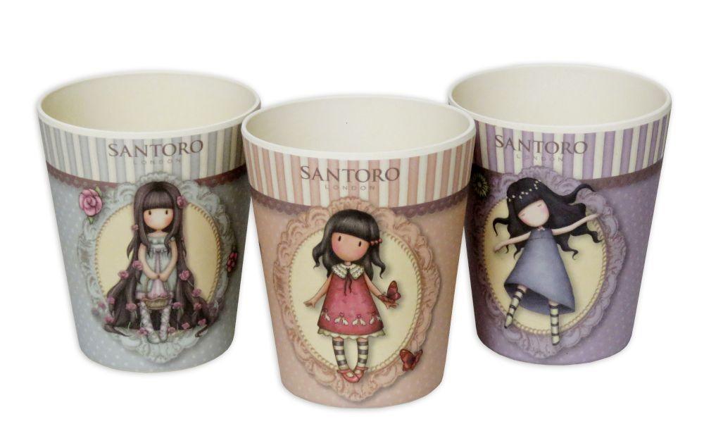 Set 3 pahare bambus Gorjuss - Nitzi.ro