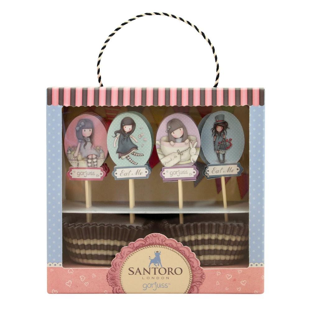 Set forme hartie cupcake Gorjuss Sweet Tea - Nitzi.ro