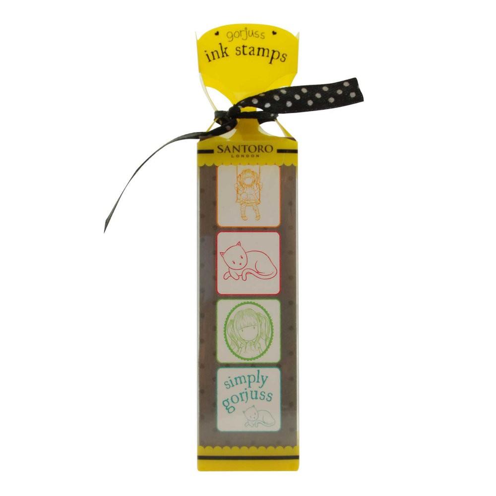 Set stampile Santoro Gorjuss Ruby (Yellow) - Nitzi.ro