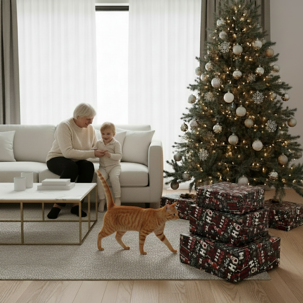 Hartie de impachetat cu Spiridusi 3 m