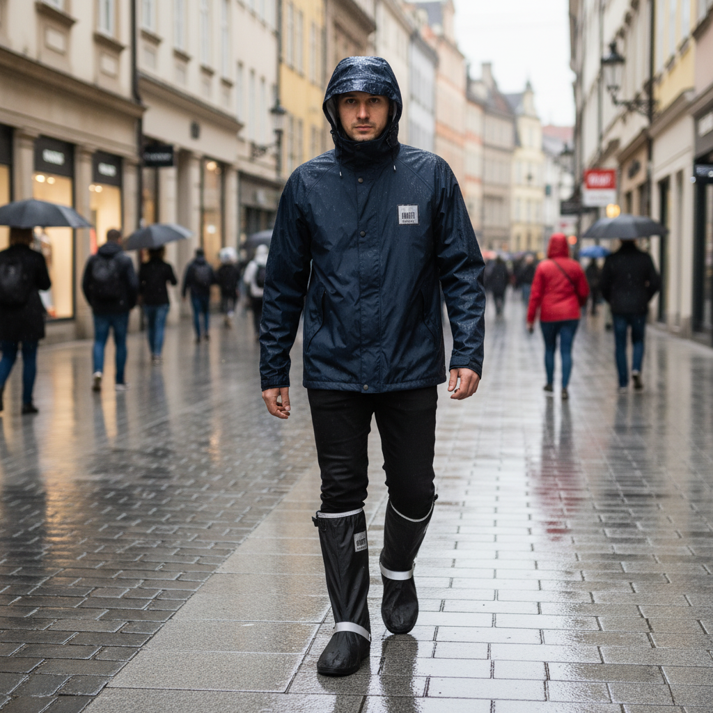 Set huse reflectorizante pt pantofi, negru 40-42