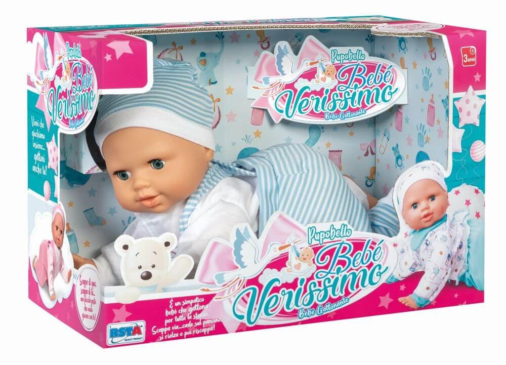Papusa bebe 40 cm care se taraste si vorbeste - Nitzi.ro