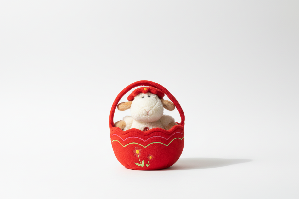 Jucarie din plus animale in cosulet 16 cm
