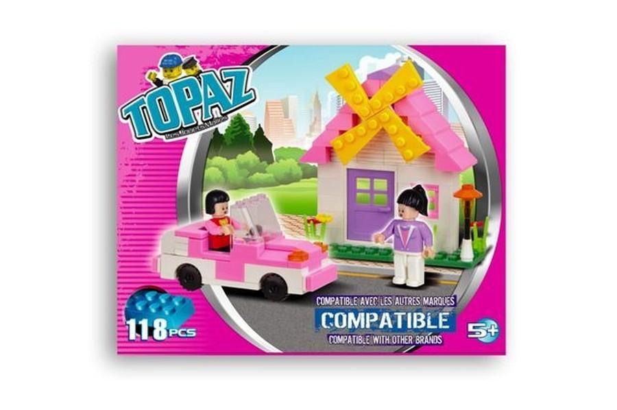 Set de construit -Prieteni in vizita- 118 piese tip lego - Nitzi.ro