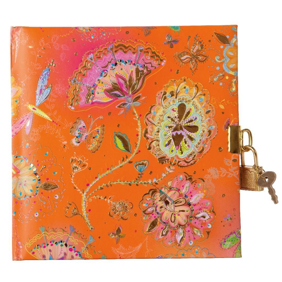 Agenda Goldbuch cu lacat Silver Moon orange - Nitzi.ro