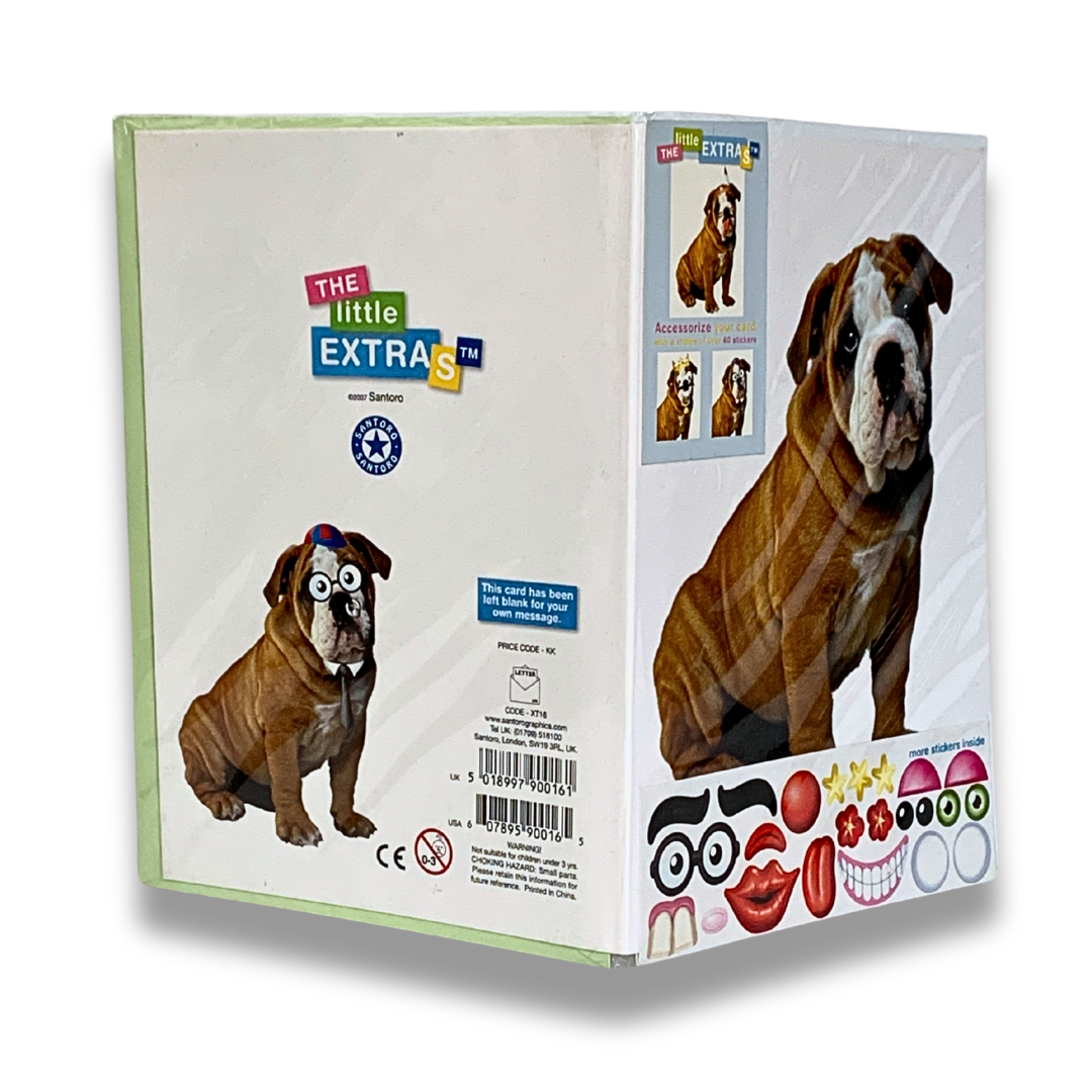 Felicitare amuzanta Little Extra Bulldog