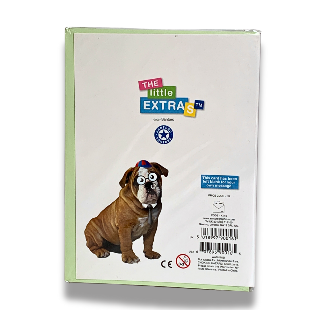 Felicitare amuzanta Little Extra Bulldog