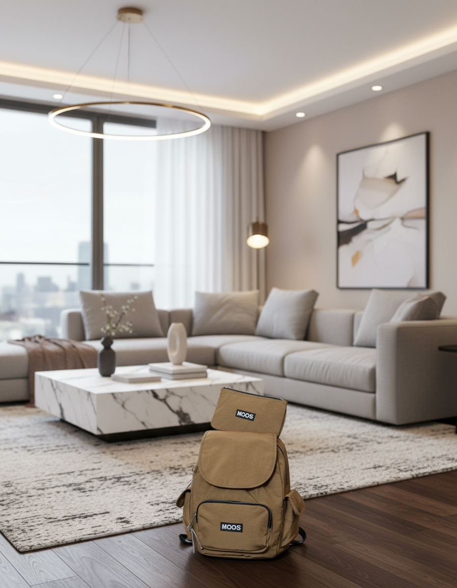 Rucsac dama Moos Casual bej