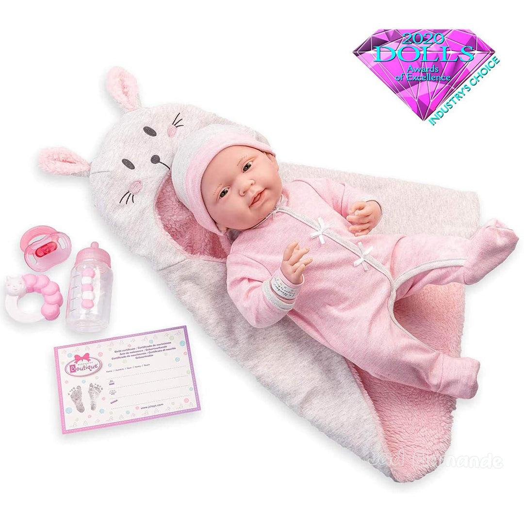 Papusa Bebe fetita cu trusou si certificat de nastere - Nitzi.ro