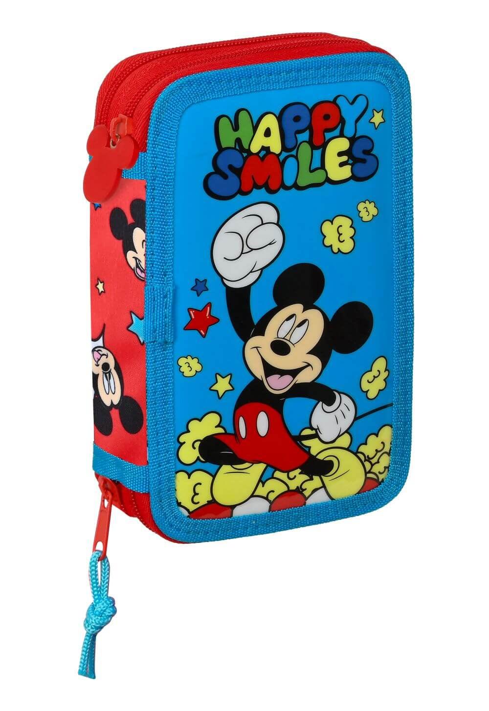Penar cu rechizite 2 fermoare Mickey Mouse - Nitzi.ro