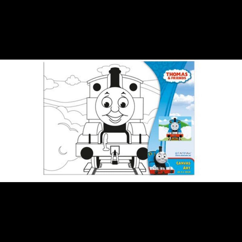 Pictura pe panza pentru copii Thomas 22,5X30 cm - Nitzi.ro