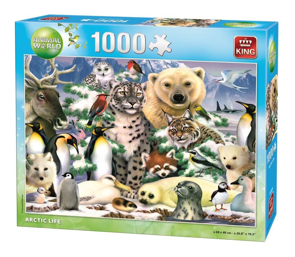 Puzzle 1000 piese Arctic life - Nitzi.ro