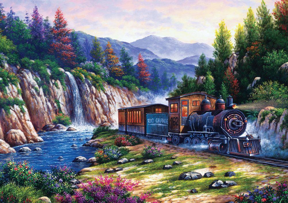 Puzzle 1000 piese Travelling By Train Arturo Zarraga - Nitzi.ro