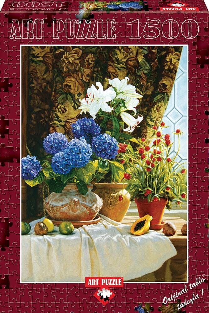 Puzzle 1500 piese Hydrangeas Robin Anderson - Nitzi.ro