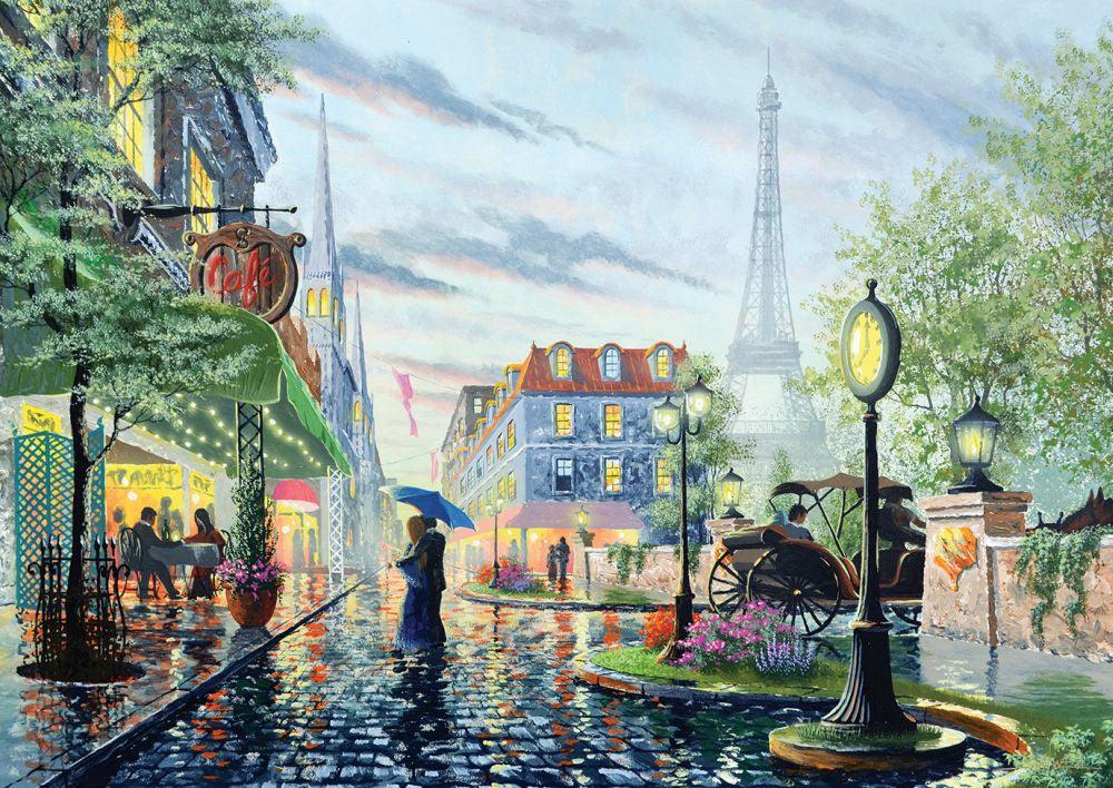 Puzzle 2000 piese Summer Rain, Paris - Nitzi.ro