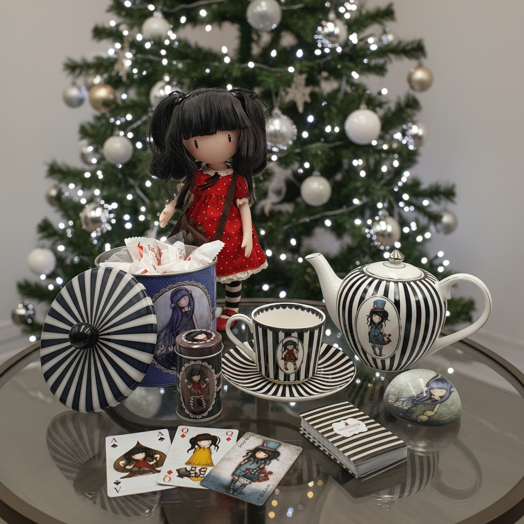 set cesti portelan cu Gorjuss pentru mese festive de dimineață