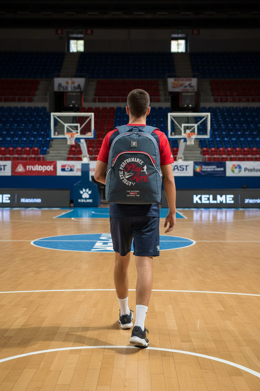 Rucsac Kelme pentru școală și activități sportive, lat de 33 cm inalt de 43 cm