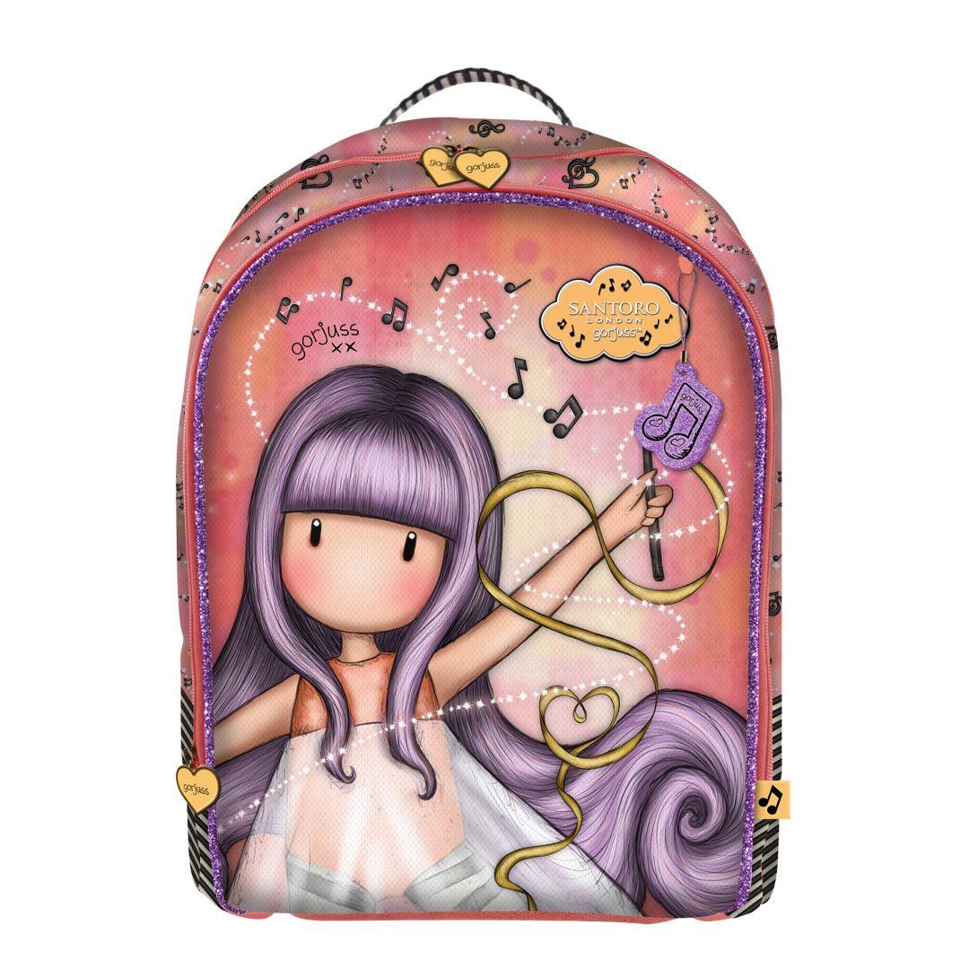 Rucsac Santoro Gorjuss Little Dancer cu glitter - Nitzi.ro
