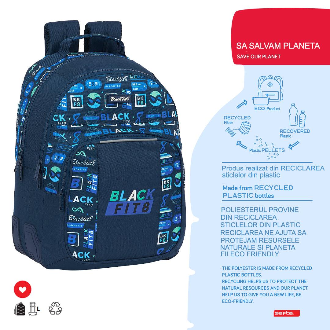 Rucsac dublu BlackFit8 Logos - Nitzi.ro