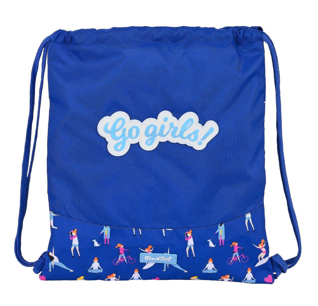Sac sport cu snur BlackFit8 Go Girl - Nitzi.ro
