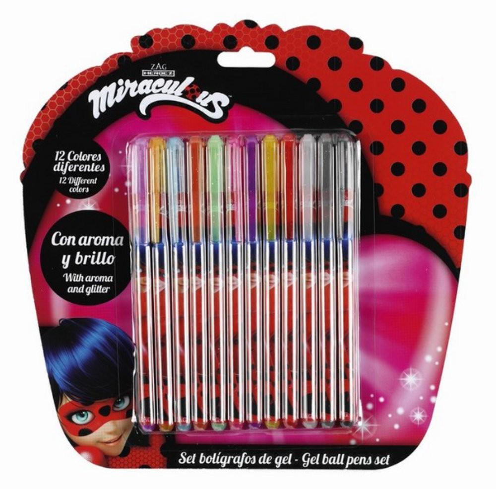 Set 12 pixuri gel Ladybug - Nitzi.ro