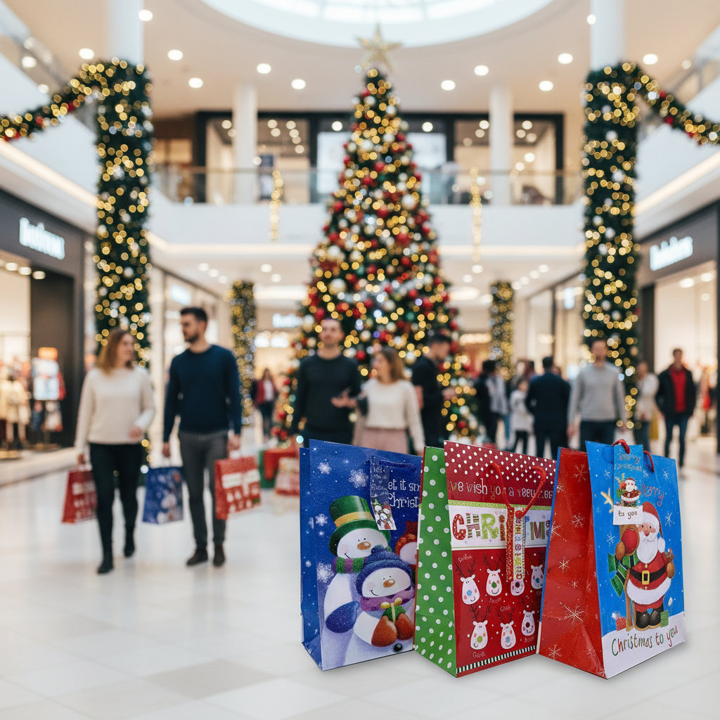 Set 3 pungi cadouri de iarna