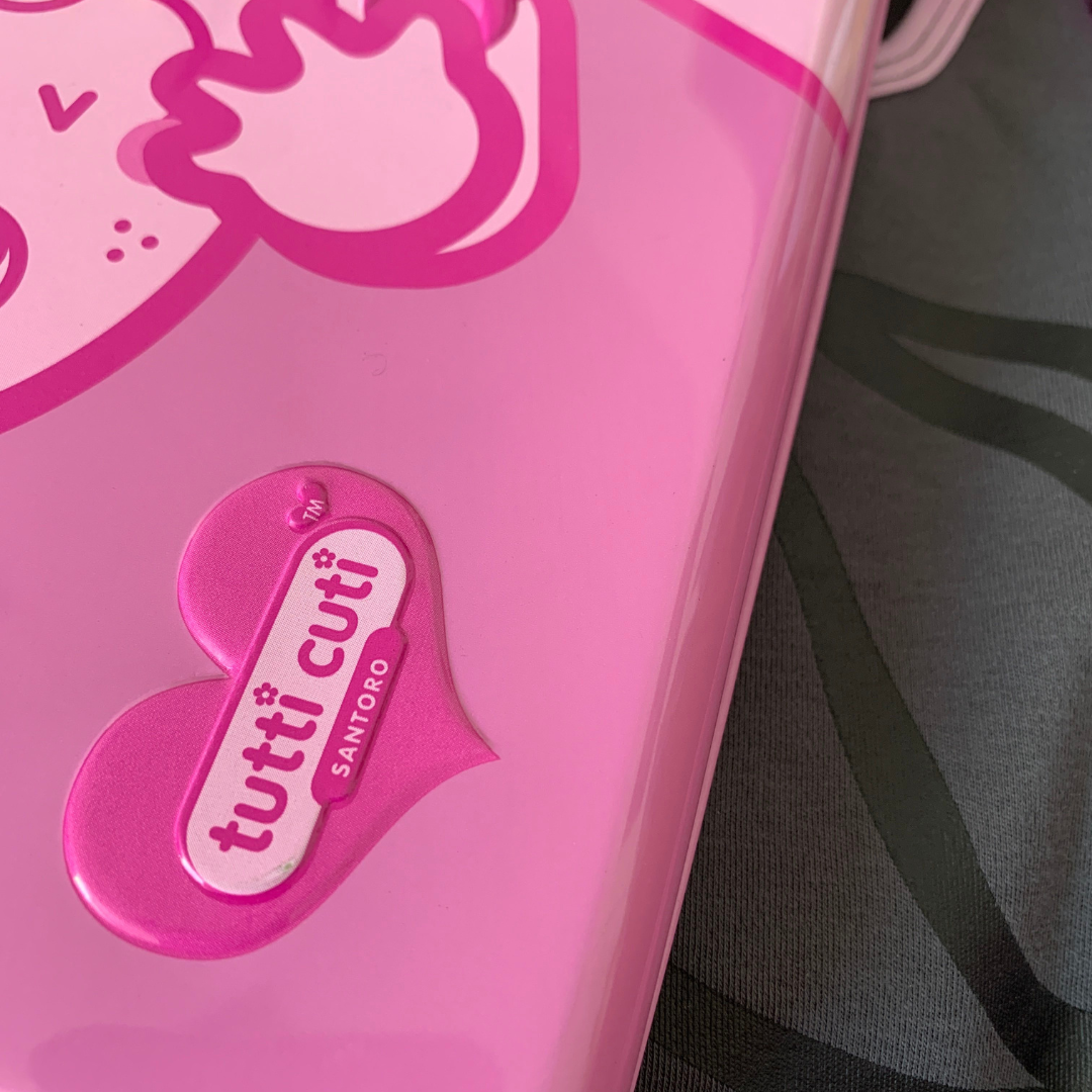 Tricou gri inchis cu maneci roz Tutti Cuti 8-12 ani